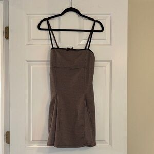 Chic Brown Mini Dress